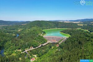zapora jezioro pilchowickie Wleń Dolina Bobru